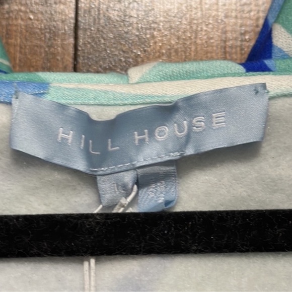 Hill House The Allie Zip-Up in Ocean Kaleidoscope (Very Small Flaw) - Picture 6 of 7